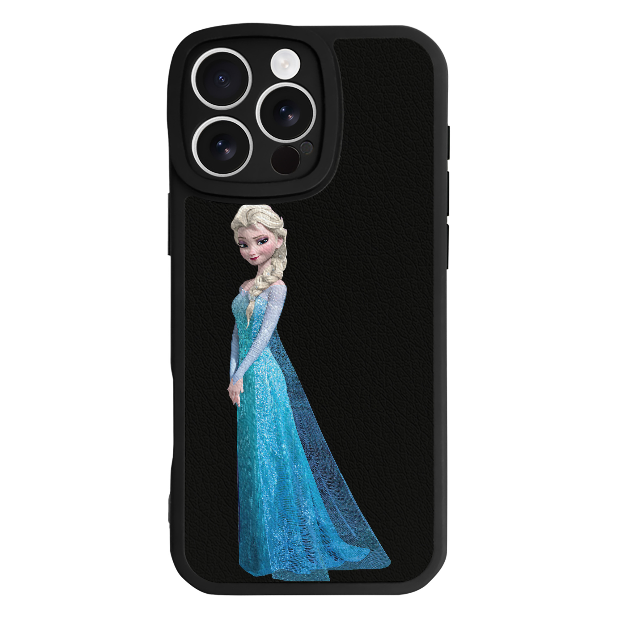（画像用） アナと雪の女王 アンナ エルサ Frozen Anna Elsa 【iPhone 16シリーズ対応】シリコンスマホケース（レザー調） 材質：シリコン